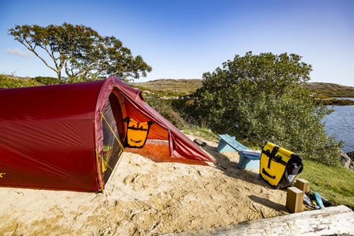 Camp on the Hebridean Way