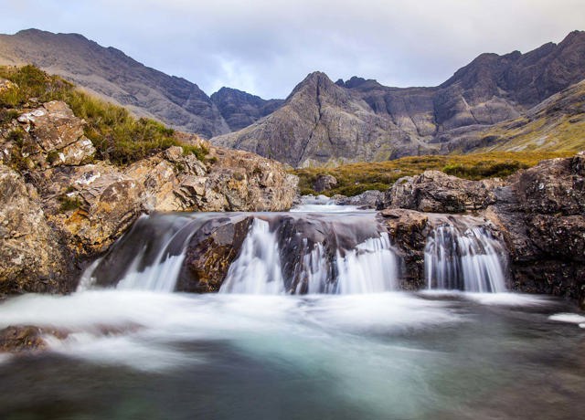 Skye landscape waterfall