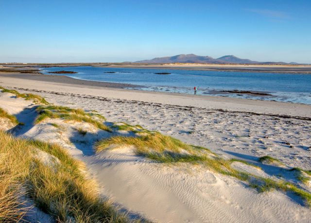 The beach at Liniclate Benbecula