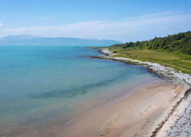 The lovely beach at Scalpsie Bay, Bute