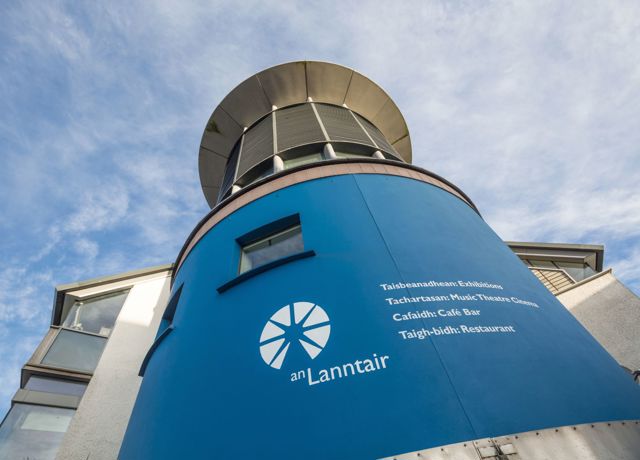 The outdoor view of the An Lanntair Arts Centre And Cinema, Lewis.