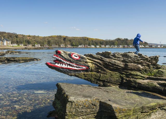 "Crocodile Rock" - Rock formation at Millport seafront